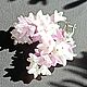 Серьги грозди Гиацинт нежно-сиреневые. Серьги классические. Accessiu. Ярмарка Мастеров.  Фото №13