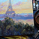 Oil painting 'Evening in Paris', 50-50 cm. Pictures. Zhanne Shepetova. My Livemaster. Фото №4