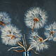 Oil painting Still Life with dandelions and red onion. Pictures. Painting by Margarita Drevs. My Livemaster. Фото №5