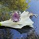 Кольцо с аметистом. Кольца. Karma-jewelry. Ярмарка Мастеров.  Фото №5