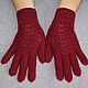 Order Maroon gloves with mohair. Tatiana Boyarova. Livemaster. . Gloves Фото №3