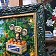 Order Surprise in oranges. Oil painting new year. Tatiana Chepkasova. Livemaster. . Pictures Фото №3