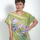 Заказать Маки Прованса платье батик, шелк, ручная роспись. BatikStyle. Ярмарка Мастеров. . Платья Фото №3
