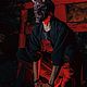 Они Маска демона из игры ДБД RED&BLACK. Карнавальные маски. Workshop_RS. Ярмарка Мастеров.  Фото №8