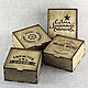 Caja de regalo de madera contrachapada para el 23 de febrero, 13h13h7 cm, Gift wrap, Seversk,  Фото №1