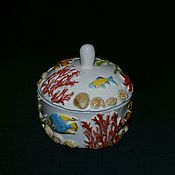 Посуда handmade. Livemaster - original item Porcelain sugar bowl. Handmade.