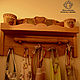 Shelf in the kitchen of beech vine. Kitchen sets. WOODMELODY. Online shopping on My Livemaster.  Фото №2