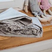 Для дома и интерьера handmade. Livemaster - original item Children`s Stretch linen sheet / Soft Elastic sheet. Handmade.