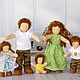 Вальдорфская кукольная семья для кукольного домика (1:12). Вальдорфские куклы и звери. Kind Lovely Toys. Ярмарка Мастеров.  Фото №4