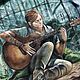 Last of us. Джинсовая куртка с рисунком. Куртки. Евгения Савинова. Ярмарка Мастеров.  Фото №5