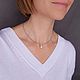 Колье из бусин гематита с жемчугом. Колье. Storm Jewellery. Ярмарка Мастеров.  Фото №6