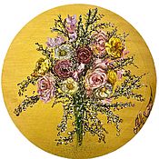 Картина маслом на холсте «Пчёлка»