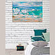 Azure breeze - painting with sea oil. Pictures. Annet Loginova. Online shopping on My Livemaster.  Фото №2
