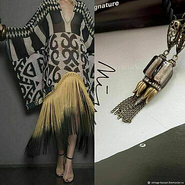 Винтаж ручной работы. Ярмарка Мастеров - ручная работа Винтаж: Venezia, серьги викторианский стиль, мурано, бронза Neo-vintage. Handmade.