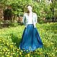 Skirt 'Cornflower', Skirts, Moscow,  Фото №1