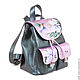 Order Female backpack 'Hummingbird'. Pelle Volare. Livemaster. . Backpacks Фото №3