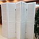 Заказать Ширма деревянная из пяти створок 180х200 см Белая. Диана JenDi-Mirror. Ярмарка Мастеров. . Ширмы Фото №3