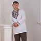 Slavic linen battle shirt, People\\\'s shirts, Omsk,  Фото №1