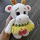 Вязаная игрушка Корова Милка. Амигуруми куклы и игрушки. Иванова Людмила. Интернет-магазин Ярмарка Мастеров.  Фото №2