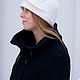 Order the Cloche hat white velour. EDIS | дизайнерские шляпы Наталии Эдис. Livemaster. . Hats1 Фото №3
