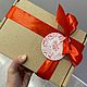 Новогодняя аромасвеча "Миндаль и корица". Свечи. Solar Soap. Ярмарка Мастеров.  Фото №6