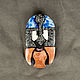 Brooch stone mosaic 'Old Man' No. №3, Brooches, Nizhnij Tagil,  Фото №1