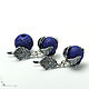 Order Cosmic Blueberry Lampwork Earrings. fiery-tale lampwork (fiery-tale). Livemaster. . Earrings Фото №3