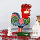 Order Mini figures and figurines: Cockerel wooden toy. The most beautiful toys. Livemaster. . Miniature figurines Фото №3