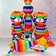 Soft toys: Rainbow animals, Stuffed Toys, St. Petersburg,  Фото №1