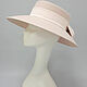 A hat for racing 'Stranger'. Color cream. Hats1. Exclusive HATS. LANA ANISIMOVA.. Online shopping on My Livemaster.  Фото №2