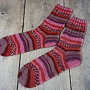 Аксессуары handmade. Livemaster - original item Socks: knitted socks with knitting needles. Handmade.