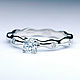 Кольцо с бриллиантом 0.55 карат. Кольцо помолвочное. Diamond Expert RU. Ярмарка Мастеров.  Фото №5