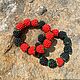 A bracelet made of beads: The band is rigid: Raspberry, Bead bracelet, Vladivostok,  Фото №1