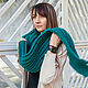 ANTIQUE Green Scarf. Scarves. SweetMarket. Online shopping on My Livemaster.  Фото №2