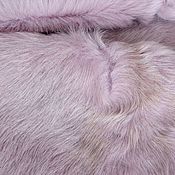 Материалы для творчества handmade. Livemaster - original item Natural fur-Tuscany dusty lilac. Handmade.