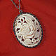 Rose - carved pendant on a silver chain. Pendants. NGS Masters. Online shopping on My Livemaster.  Фото №2