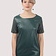 Order Dress emerald green satin with leather. Yana Levashova Fashion. Livemaster. . Dresses Фото №3