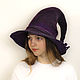 Sorceress hat, available in size 58-60. Carnival Hats. STUDIO-FELT Katerina Alekseeva. Online shopping on My Livemaster.  Фото №2