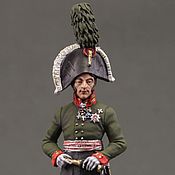 Куклы и игрушки handmade. Livemaster - original item Tin soldier 54 mm. in the painting.Napoleon.Bagration. RUSSIA. Handmade.