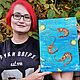 Креветочный полёт. Картины. ТанюХа RedWitch. Ярмарка Мастеров.  Фото №4