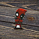 Wooden icon Deadpool, Badge, Volzhsky,  Фото №1