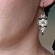 Order Bead earrings pink "Dusty rose". Beaded jewelry by Marina Ikkes. Livemaster. . Earrings Фото №3