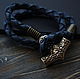 Bracelet with Thor's Hammer ,Men's bracelet, Phalanx ring, Volgograd,  Фото №1