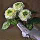 Интерьерная роза Green eye из фоамирана на стебле, Композиции, Саратов,  Фото №1