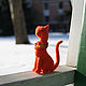 Orange fire cat. Key chain. Soleatoys. My Livemaster. Фото №5