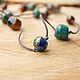 Бусы Раку. Колье. Ольга Lampwork. Ярмарка Мастеров.  Фото №4