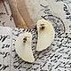 Винтаж: Винтажные серьги, 9ct, Европа. Серьги винтажные. Английский дворик. Ярмарка Мастеров.  Фото №6