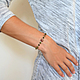 Тонкий серебряный браслет из зеленых камней. Браслет из бусин. WITHLOVE.GIFT ●украшения●. Ярмарка Мастеров.  Фото №6