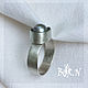 Order Silver ring with pearl. BOR.N | avtorskoe serebro. Livemaster. . Rings Фото №3