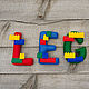 Слово из фетра LEGO, Слова, Москва,  Фото №1